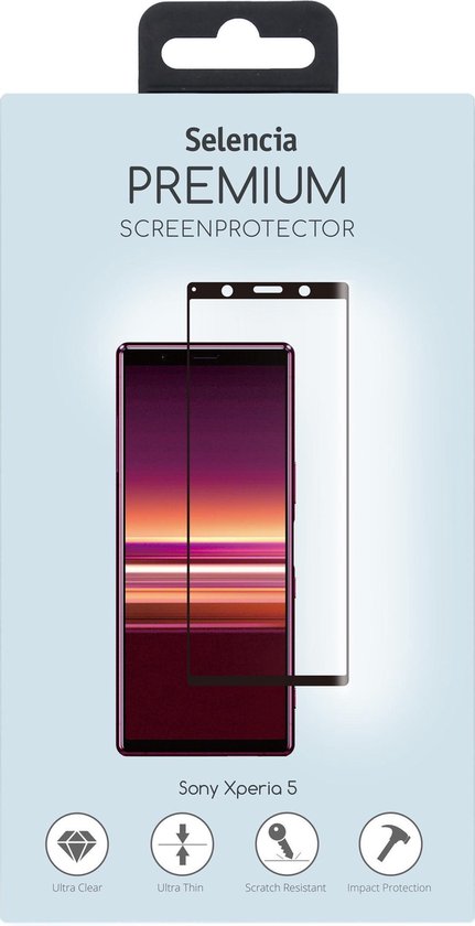 Selencia Screenprotector Geschikt voor Sony Xperia 5 Tempered Glass - Selencia Gehard Glas Premium Screenprotector