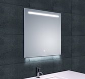 Saqu Deluxe Spiegel met LED verlichting Dimbaar 60x60 cm