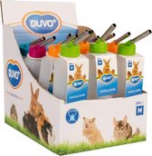 Duvo+ Drinkfles plastiek kleine dieren M - 250ml kleur groen, LET OP PER STUK, ALLEEN DE KLEUR GROEN WORD GELEVERD !!