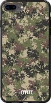 iPhone 8 Plus Hoesje TPU Case - Digital Camouflage #ffffff
