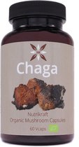 Chaga Capsules - Biologisch gecertificeerd - Nutrikraft