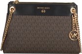 Michael Kors Schoudertas Susan Leer - bruin