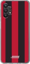 6F hoesje - geschikt voor Samsung Galaxy A32 5G -  Transparant TPU Case - AC Milan #ffffff