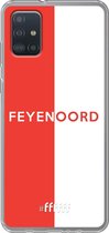 6F hoesje - geschikt voor Samsung Galaxy A52 - Transparant TPU Case - Feyenoord - met opdruk #ffffff