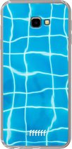 6F hoesje - geschikt voor Samsung Galaxy J4 Plus -  Transparant TPU Case - Blue Pool #ffffff