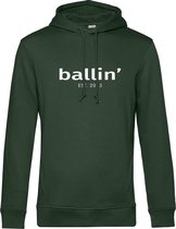 Ballin Est. 2013 - Heren Hoodies Basic Hoodie - Groen - Maat XS