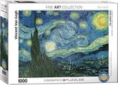 Eurographics Starry Night 1000pcs Legpuzzel 1000 stuk(s) Kunst