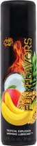 Wet fun flavors - glijmiddel fruit explosie - verwarmend effect - waterbasis - 100% eetbaar - 89ml