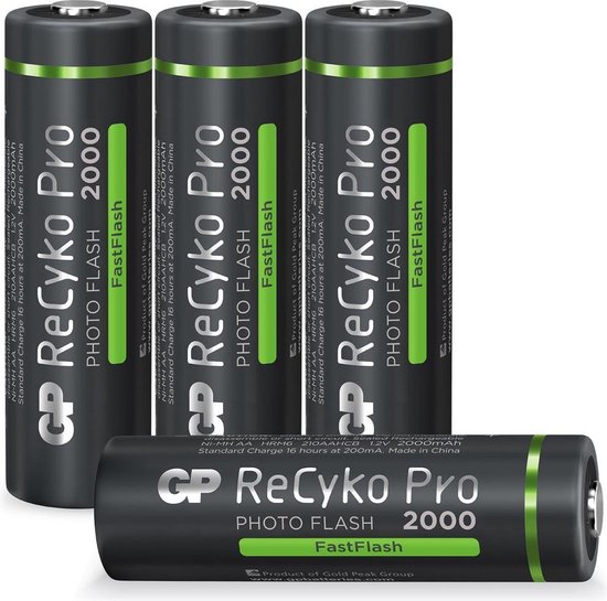 Piles AA rechargeables GP ReCyko Pro - 4 pièces | bol.com