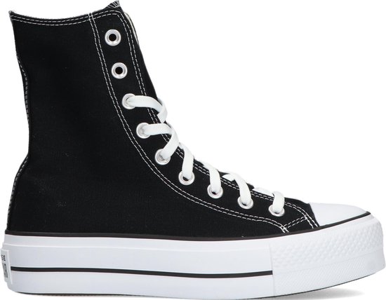 Converse Dames Hoge sneakers Chuck Taylor All Star Liftxhi - Zwart - Maat  40 | bol.com