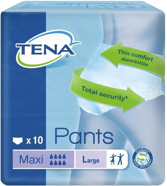 Tena Proskin Pants Maxi Large - 1 pak van 10 stuks