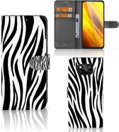 Beschermhoesje Xiaomi Poco X3 | Poco X3 Pro Smartphone Hoesje Zebra