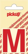 Pickup plakletter Helvetica 40 mm - rood M