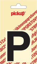 Pickup plakletter Helvetica 60 mm - zwart P