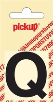 Pickup plakletter Helvetica 40 mm - zwart Q