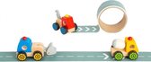 small foot - Wooden Truck with Adhesive Road Tape Display