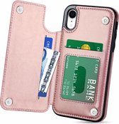 ShieldCase Wallet Case geschikt voor Apple iPhone Xr - roze