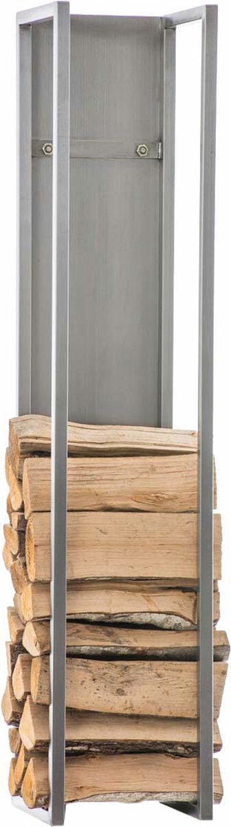 CLP Spark Houtopslag Brandhoutrek - Binnen - Voor haardhout - roestvrij staal 140 cm