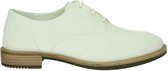 Ecco Sartorelle 25 Tailoored dames veterschoen - Ecru - Maat 35