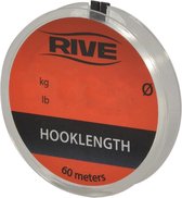 Rive Hooklength - 0.128mm - 60m - Transparant