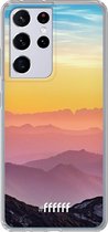 6F hoesje - geschikt voor Samsung Galaxy S21 Ultra -  Transparant TPU Case - Golden Hour #ffffff