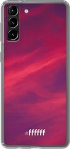 6F hoesje - geschikt voor Samsung Galaxy S21 Plus -  Transparant TPU Case - Red Skyline #ffffff