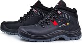 HKS Active 275 S3 werkschoenen - veiligheidsschoenen - safety shoes - heren - hoog - stalen neus - antislip - ESD - zwart - maat 41