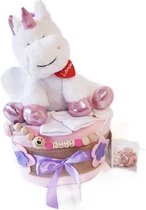 Luiertaart Unicorn Lucy( Lumpin) | Kraamcadeau | Kraampakket | Baby Cadeau