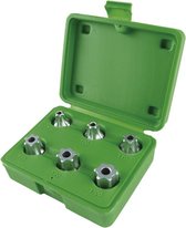 JBM Tools | SET VAN VERZEGELDE TORX-BITS MET EEN UITSPARING 1/2". 6-DELIG