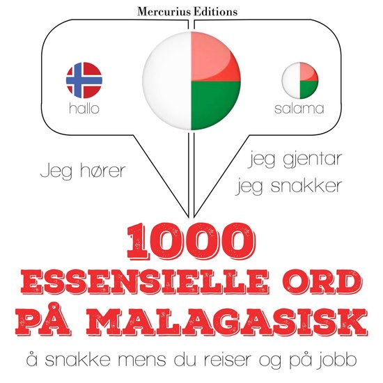 1000 essensielle ord på Malagasisk - cover