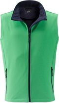 James and Nicholson Heren Promo Softshell Vest (Groen/Zwaar)