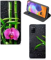 Hoesje Geschikt voor Samsung Galaxy A31 Wallet Bookcase Orchidee