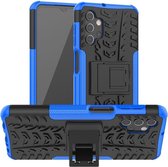 Coverup Rugged Kickstand Back Cover - Geschikt voor Samsung Galaxy A32 5G Hoesje - Blauw