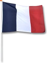 Vlag Frankrijk 30x45 cm.