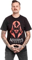 Assassin's Creed Heren Tshirt -XXL- Red Coat Zwart