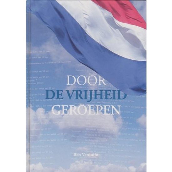 Cover van het boek 'Door de vrijheid geroepen' van B.V. Verduijn