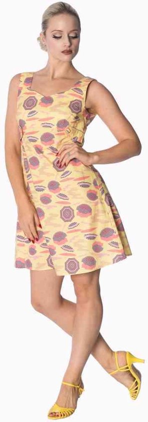 Robe courte Dancing Days -3XL- PARASOL TABS SUN Creme