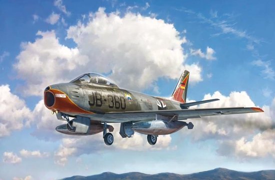 1:48 Italeri 2799 F-86E Sabre Plastic Modelbouwpakket