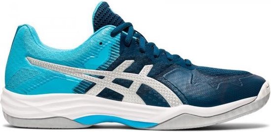 ASICS Gel-Tactic - Lichtblauw / Blauw - maat 41.5 | bol.com