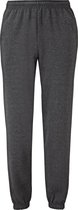 Fruit of the Loom joggingbroek donkergrijs/antraciet/dark heather grey voor volwassenen - Sportbroek/Trainingsbroek L (EU 52)