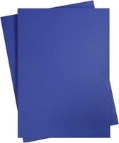 Gekleurd Karton, A2, 420x594 mm, 180 gr, koningsblauw, 10 vel/ 1 doos | Knutselpapier | Knutselkarton