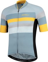 Rogelli Wielershirt KM Peak Grijs/Oranje M