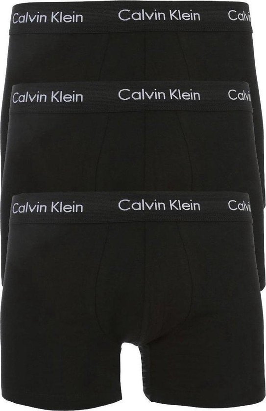 Kaal Analytisch Worden Calvin Klein Boxershorts - Heren - 3-pack - Zwart - Maat S | bol.com