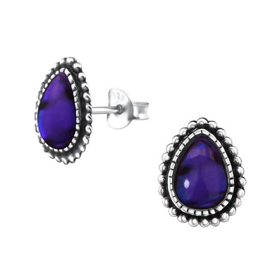 Boucles D'oreilles Goutte En Argent 925 - Forme Larme, Crochet - Plaquées Or Ou Rhodium - Hypoallergéniques - Cadeau Femme