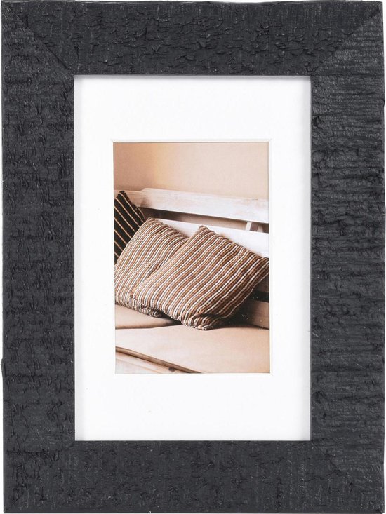 Fotolijst - Henzo - Driftwood - Fotomaat 10x15 cm - Zwart
