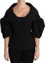 Dolce & Gabbana - Black Formal Coat Virgin Wool Jacket