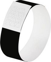 Sigel SI-EB215 Evenementenbandjes Super Soft, 255x25mm 120 Stuks Zwart