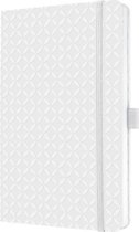 Sigel SI-JN109 Notitieboek Jolie Flair A5 Hardcover Gelinieerd Sneeuwwit