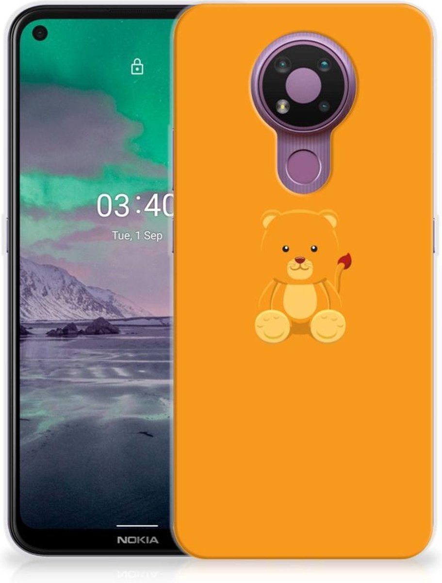Nokia 3.4 Telefoonhoesje met Naam Baby Beer