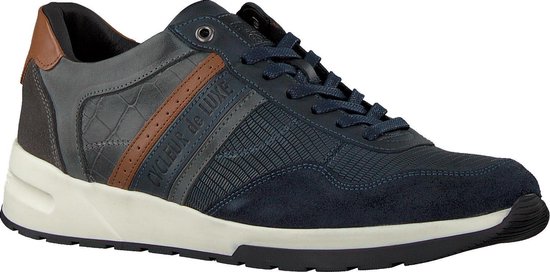 Cycleur de Luxe Luca Lage sneakers - Leren Sneaker - Heren - Blauw - Maat  44 | bol.com